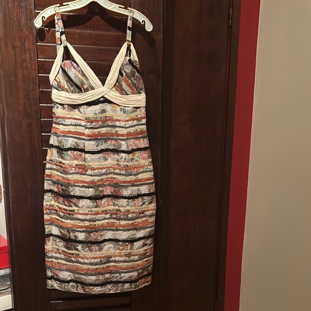 Vintage Dina Bar-el Multicolor Cocktail Dress